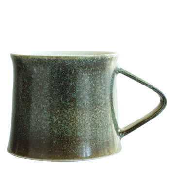 圭宝马克杯黑白森林系列陶瓷杯子创意水杯情侣牛奶咖啡杯简约男女马克杯大容量家用茶杯-墨绿森林