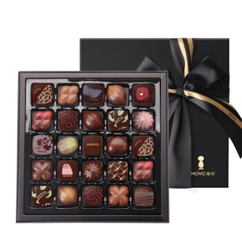 魔吻（AMOVO）纯可可脂妇女节情人节表白生日礼物时尚巧克力礼盒（秘密花园）270克