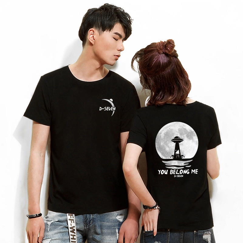 二次元动漫T恤 新款潮流体恤学生韩版简洁印花短袖男